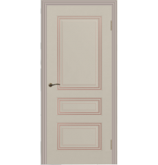 Дверь деревянная межкомнатная эмаль Трио Грейс Шамп В1 ДГ